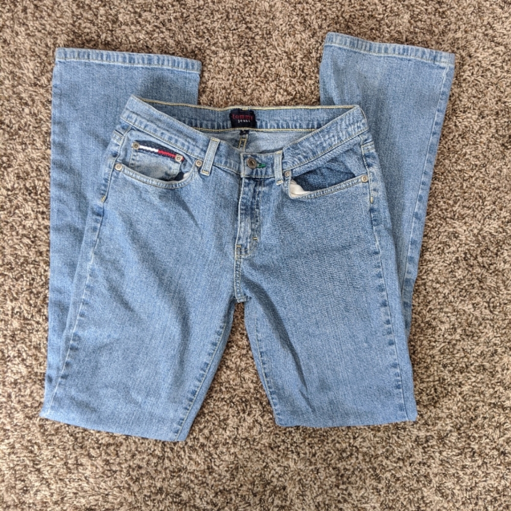 Tommy Hilfiger jeans size 7 straight leg 90s y2k